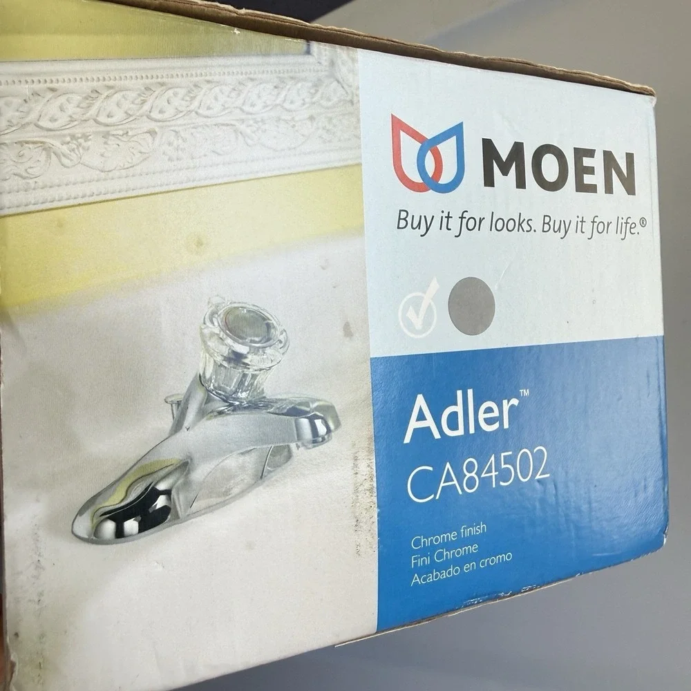 MOEN Adler CAL84502SRN Centerset 1-Handle Bathroom Faucet/ Brushed Nickel - NIB